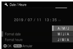 SIGMA FP45MMF28DGDN - POUR MODIFIER LE FORMAT DE LA DATE - 1