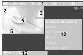SIGMA FP45MMF28DGDN - AFFICHAGE DES INFORMATIONS D'IMAGE - 4
