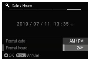 SIGMA FP45MMF28DGDN - POUR PASSER DU FORMAT 24 HEURES AU 12 HEURES (AM/PM) - 1