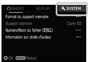 SIGMA FP45MMF28DGDN - Lorsque you you trouvez dans les sous-menus : - 3