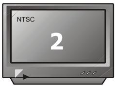 PEEKTON PK 6005 MKII - Sélection du type de standard TV - 3