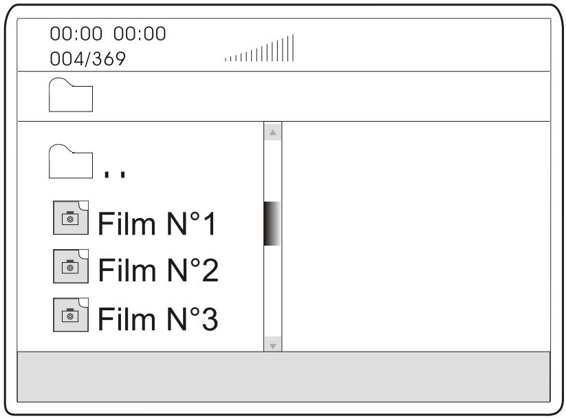 PEEKTON PK 6005 MKII - Affichage pendant le lancement d'un Divx - 1