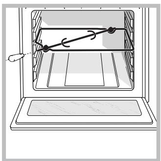 ARISTON FQ 101 P.1 F ICE - Tournebroche (n'existe que sur certains modèles) - 1
