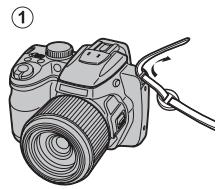 FUJIFILM FINEPIX SL1000 - Fixation de la dragonne - 1