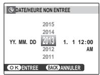 FUJIFILM FINEPIX SL1000 - Reglez la date et l'heure. - 1