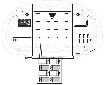 HITACHI CX97MP3C - Branchement sur le secteur - 1