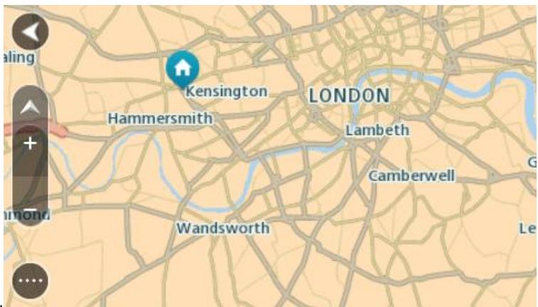 TOMTOM GO400 - Planifier un parcours à l'aide de la carte - 1