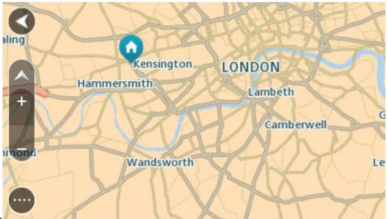 TOMTOM GO400 - Planifier un parcours à l'aide de la carte - 1
