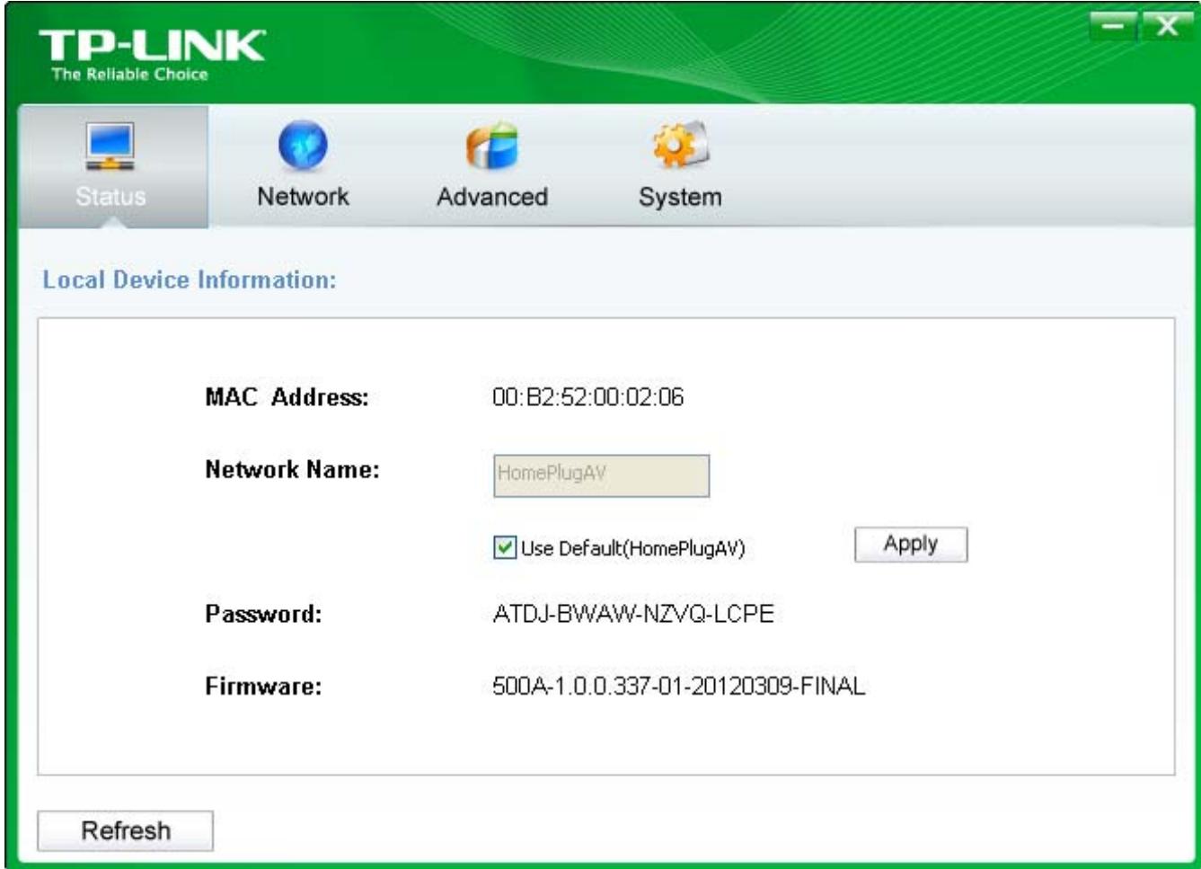 TP-LINK TL-PA4010PTKIT - Chapter 4 Using the Management Utility - 2