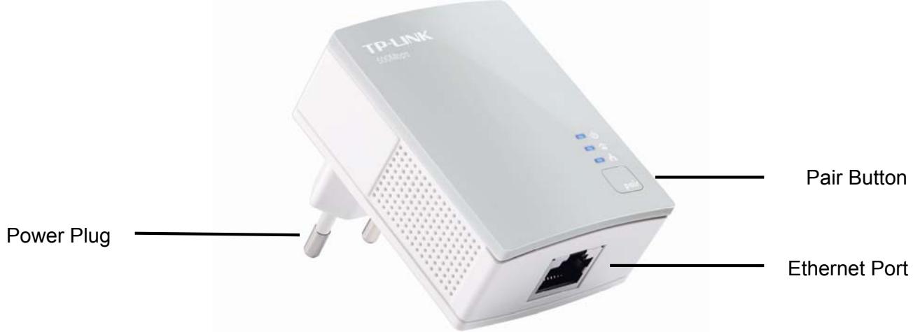 TP-LINK TL-PA4010PTKIT - Physical Interface - 1