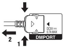 SONY HT-DDW6G800 - Pour-retirer l'adaptateur DIGITAL MEDIA PORT de la prise DMPORT - 1