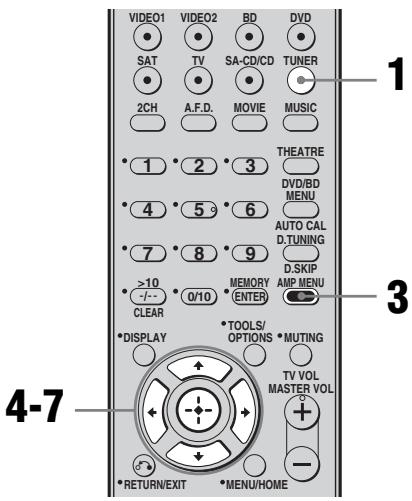 SONY HT-DDW6G800 - Attribution d'un nom à une station prééglée - 1