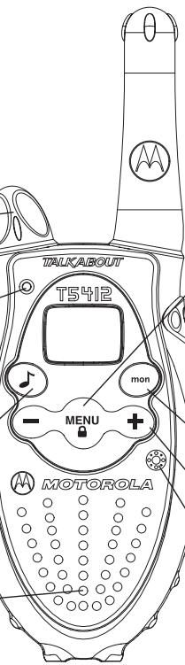 MOTOROLA T 5422 - Couverture avant déposable - 1