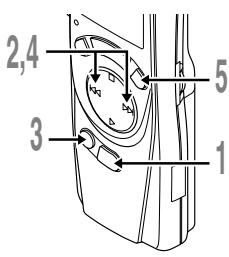 OLYMPUS VN-120 - Effacement dans le dossier A, B ou C - 1