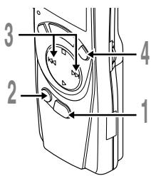 OLYMPUS VN-120 - Effacement dans le dossier A, B ou C - 3