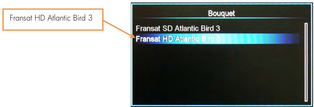 CGV 70005 ESAT HD-W2 - Lancer la recherche des chaînes : - 2