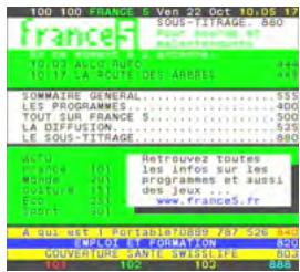 CGV 70005 ESAT HD-W2 - Afficher le télétexte - 1