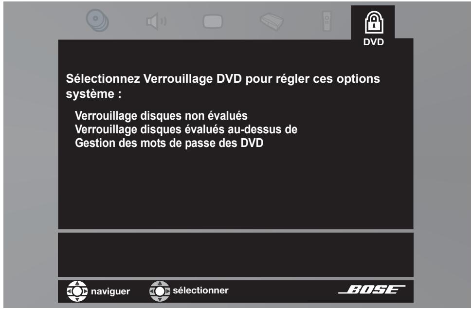 BOSER 3.2.1 - Options de verrouillage DVD - 1