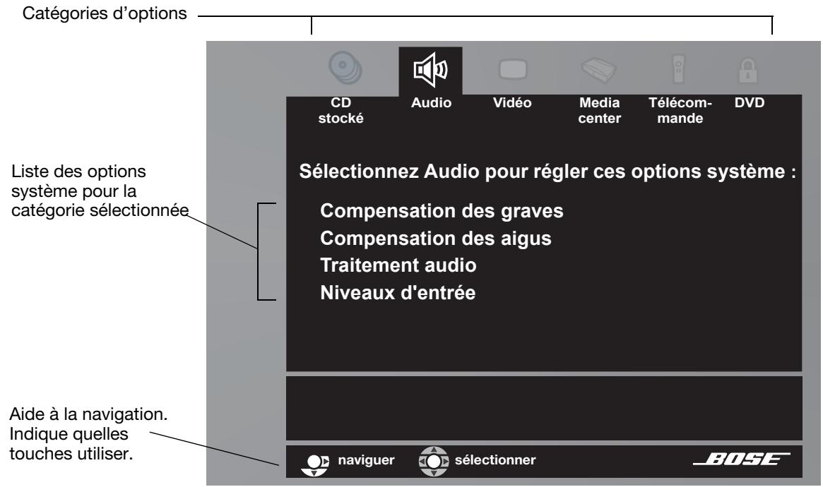BOSER 3.2.1 - Pour modifier des options dans le menu Systeme - 2