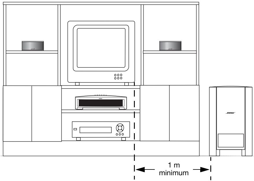 BOSER 3.2.1 - Positionnement du module Acoustimass - 1