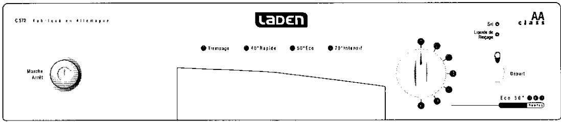 LADEN C 572 BL - Guide de consultation rapide - 2