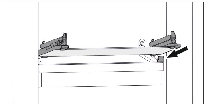 LIEBHERR FNE5207-22 - Insérer la tablette en verre - 1