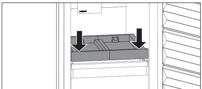 LIEBHERR FNE5207-22 - Mise en place du compartment coulissant avec IceTower - 1