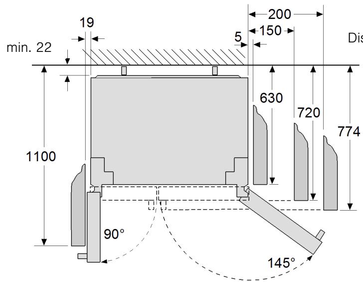 8OSCH KAG9OAI20 - Dimensions d'installation - 3