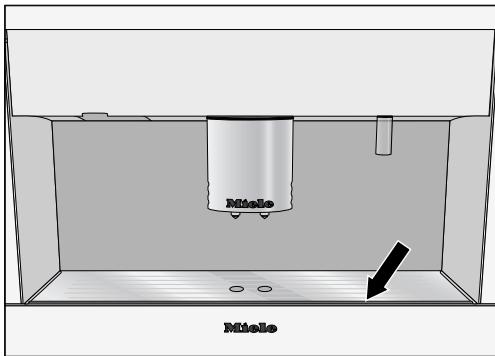 MIELE CVA6805BW - Plaque d'égoutage - 1