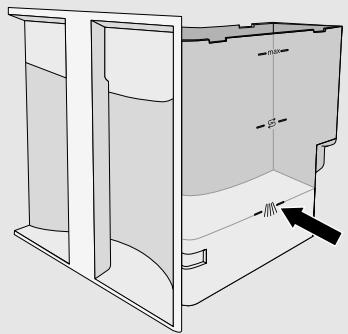 MIELE CVA6805BW - Préparer la solution de nettoyage - 1