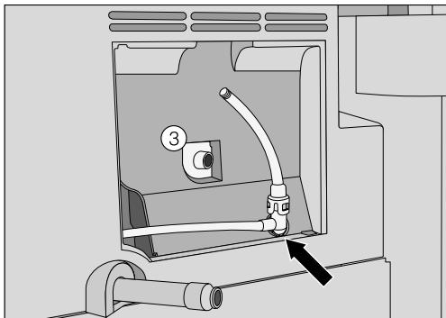 MIELE CVA6805BW - Remplacer le coude - 3