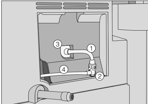 MIELE CVA6805BW - Remplacer le coude - 2
