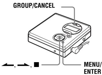 SONY MZ-R410 - Effacement de plages - 1