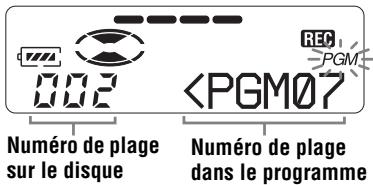 SONY MZ-R410 - Création d'un programme (lecture programmée) - 1