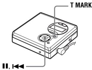 SONY MZ-R410 - Suppression de repères de plage - 2