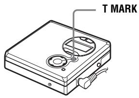 SONY MZ-R410 - Insertion de repres de plaque - 1
