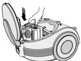 SAMSUNG STARDUSCT SC 750 - - VIDER LE FILTR-CASSETTE - 10