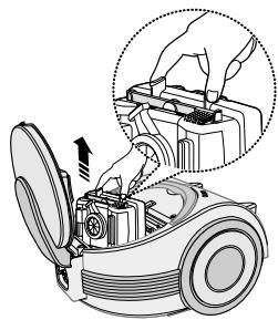 SAMSUNG STARDUSCT SC 750 - - VIDER LE FILTR-CASSETTE - 3