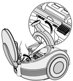 SAMSUNG STARDUSCT SC 750 - - VIDER LE FILTR-CASSETTE - 1