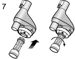 SAMSUNG STARDUSCT SC 750 - ENTRETIEN DU RÉSERVOIR «DUSTRAINDER» (en option) - 7