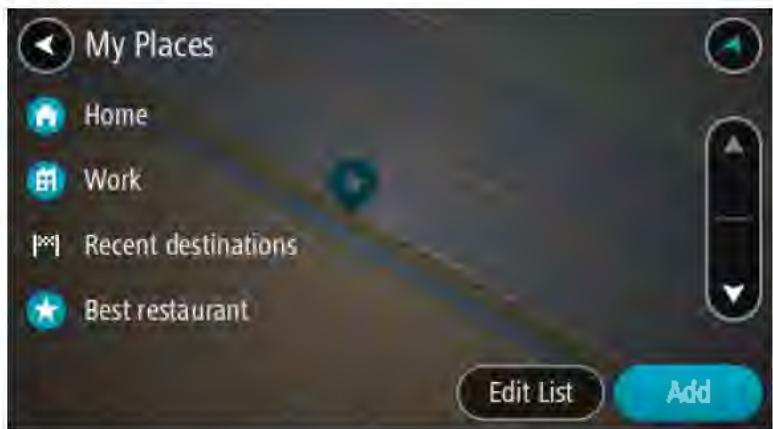 TOMTOM ViA 53 - Planifier un parcours à l'aide de Mes destinations - 3