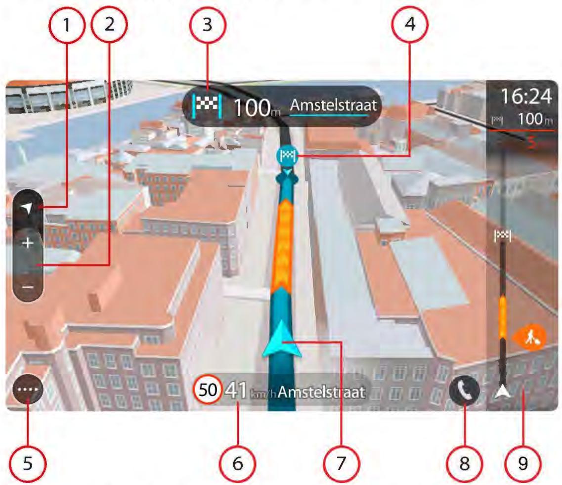 TOMTOM ViA 53 - Le mode guidage - 1