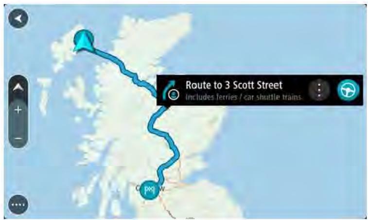 TOMTOM ViA 53 - Naviguer à l'aide d'un parcours enregistré - 1