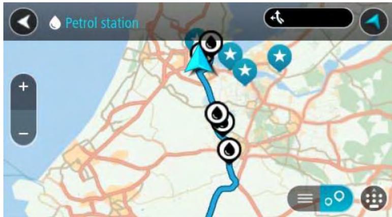 TOMTOM ViA 53 - Sélectionnez Station service. - 2