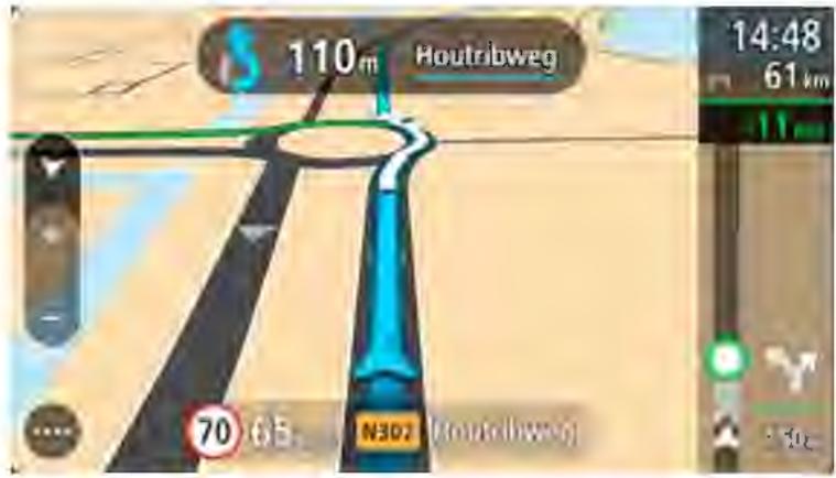 TOMTOM ViA 53 - Sélectionner un parcours plus rapide - 1