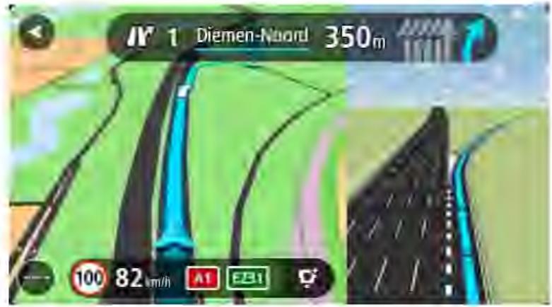 TOMTOM ViA 53 - Guidage avancé sur changement de voie - 1