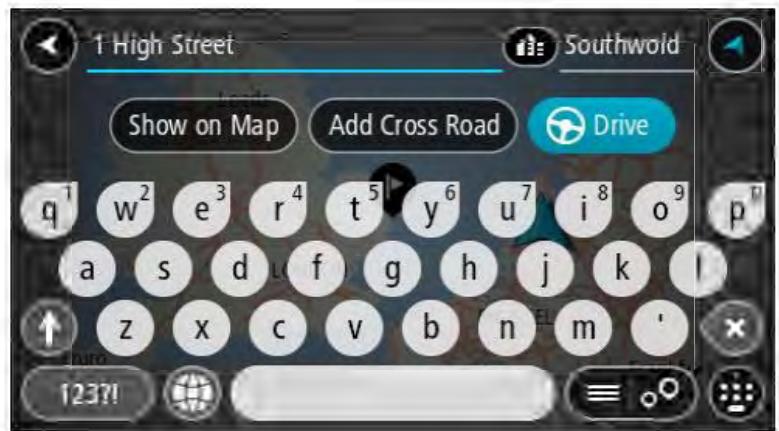 TOMTOM ViA 53 - Le cas échéant, saisissez le nombre de rue si ce n'est déjà fait. - 1