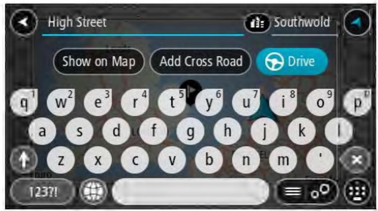 TOMTOM ViA 53 - Sélectionnez une suggestion d'adresse. - 1