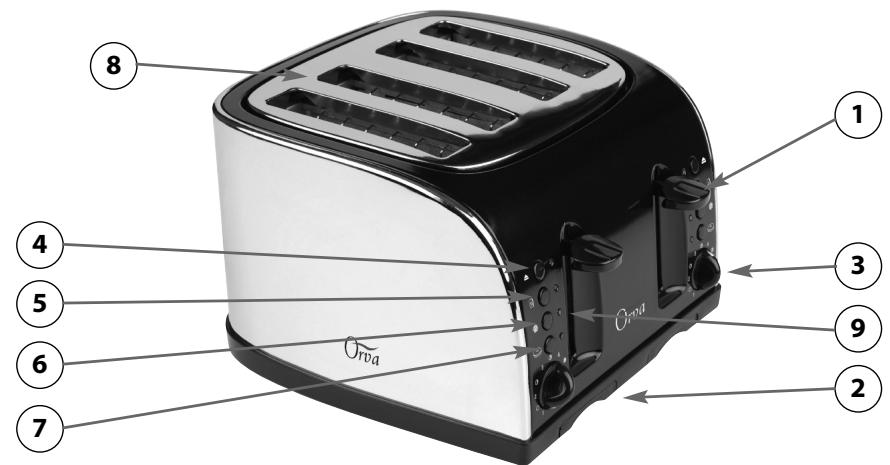 ORVA 4 FENTES 17994-56 - Usage domestique uniquement - 1