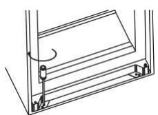 CURTISS ORMi260L - FIXER L'APPAREIL DANS LE MEUBLE - 1